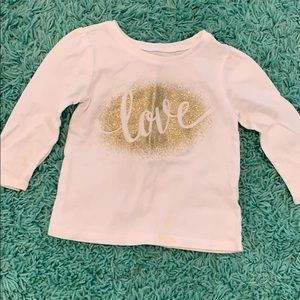 👼🏻5 for $20👼🏻 White Long Sleeve LOVE Shirt